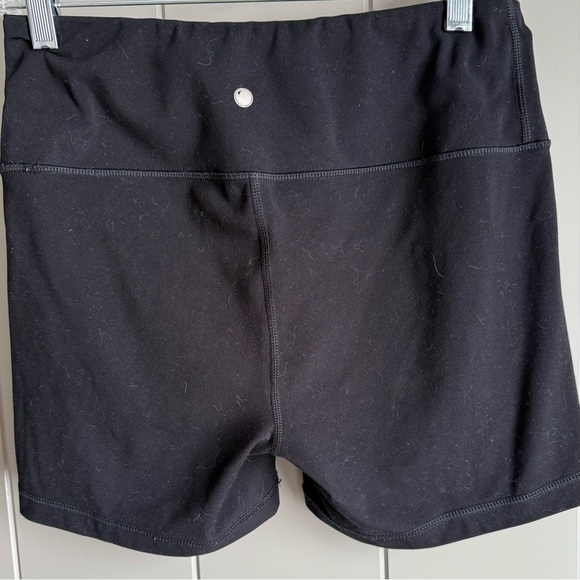Yogalicious Lux Women’s 4” Black Biker Shorts, Buttery Soft Stretch Large - Picture 2 of 7